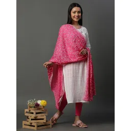 AURELIA Floral Printed Pure Cotton Dupatta-picture-16