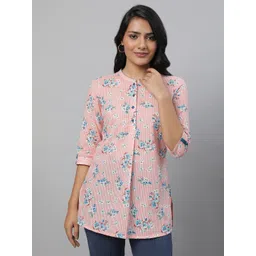 AURELIA Floral Printed Pure Cotton Kurti-picture-16