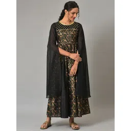 AURELIA Floral Printed Slit Sleeve Maxi Dress-picture-14