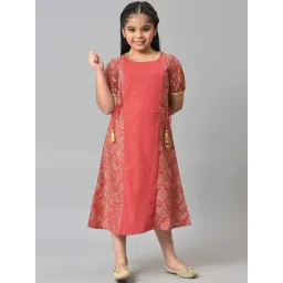 Aurelia Kids Maroon Sequence Dress-picture-14