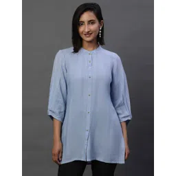 AURELIA Mandarin Collar Kurti-picture-22