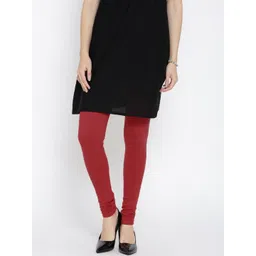 AURELIA Maroon Churidar Leggings-image-22