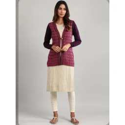 Aurelia Maroon Plain Cardigan-picture-27