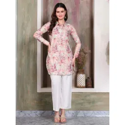 Aurelia Pink Floral Print Kurti-picture-28