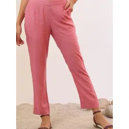 Aurelia Pink Solid Trouser-picture-15