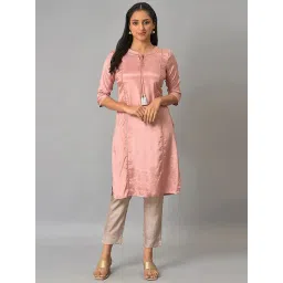 Aurelia Pink Straight Kurta-picture-39