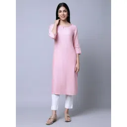 Aurelia Pink Straight Kurta-picture-33