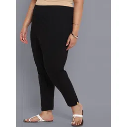 AURELIA Plus Size Women Black Trousers image 5