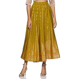 aurelia Printed Strechable Maxi Skirt for Women-picture-12