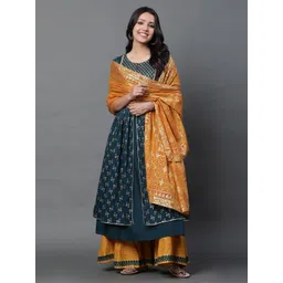 aurelia Pure Cotton Printed Yellow Women Dupatta-picture-22