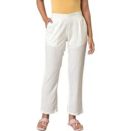 aurelia Solid Viscose Regular Fit Women's Palazzo-picture-54