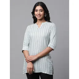 AURELIA Striped Straight Kurti-picture-36