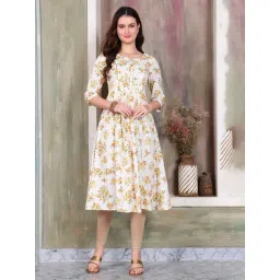 Aurelia White Floral Print Kurta-picture-24