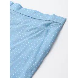 AURELIA Women Blue Printed Ethnic Palazzos image 2