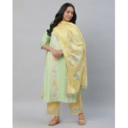 aurelia Women Floral Print Cotton Dupatta-picture-14