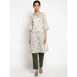 Aurelia Women Floral Printed Kurta with Palazzos-picture-40