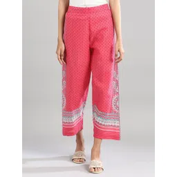 AURELIA Women Pink Printed Ethnic Palazzos-picture-40