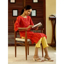 AURELIA Women Red Printed Kurta-picture-30