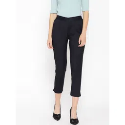 AURELIA Women Regular Fit Cotton Trousers-picture-31