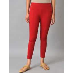 AURELIA Women Solid Ankle-Length Leggings-picture-27