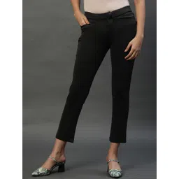 AURELIA Women Straight Fit Cropped Trousers-picture-16