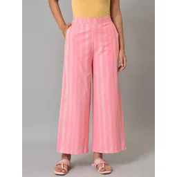 AURELIA Women Striped Straight Slip-On Palazzo-picture-33