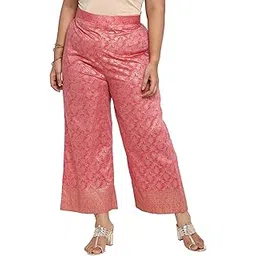 aurelia Women's Regular Fit Mid Rise Palazzo-picture-34