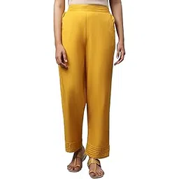 aurelia Women's Regular Fit Mid Rise Strechable Regular Palazzo Pants | Ankle Length Palazzo Pants-picture-36