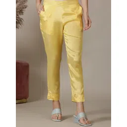 Aurelia Yellow Plain Pants-picture-28