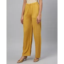 aurelia Women Straight Fit Winter Palazzos image 2