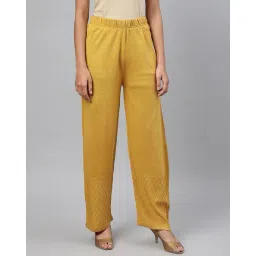 aurelia Women Straight Fit Winter Palazzos image 1