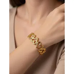 Aurelva Women Gold-Plated Cuff Bracelet-picture-29
