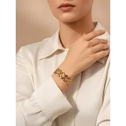 Aurelva Women Gold-Plated Cuff Bracelet-picture-20