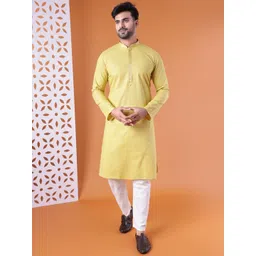 AURIK Men Regular Kurta with Pyjamas-picture-25