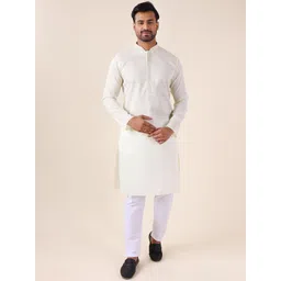 AURIK Men Solid Kurta & Pujama-picture-26