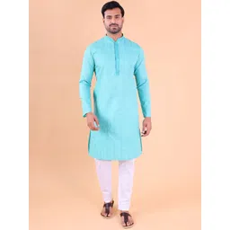 AURIK Men Striped Kurta with Trouser-picture-18