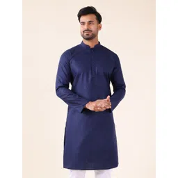 AURIK Men Striped Woven Design Straight Kurta-picture-11