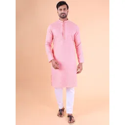 AURIK Men Woven Design Kurta with Pyjamas-picture-39