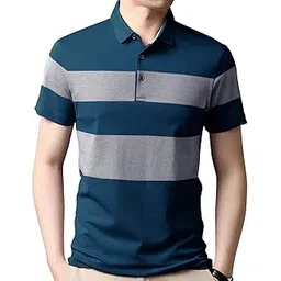 ausk Half Sleeves Polo Regular Fit T-Shirt for Mens-picture-21