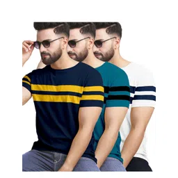 AUSK Men 3 Striped Pockets T-shirt-image-20
