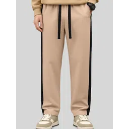 AUSK Men Colourblocked Mid-Rise Track Pant-image-8