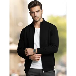 AUSK Men Fleece Lightweight Bomber Jacket image 1