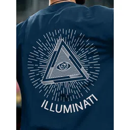 AUSK Men Graphic Printed Round Neck Cotton Oversized T-shirt image 3