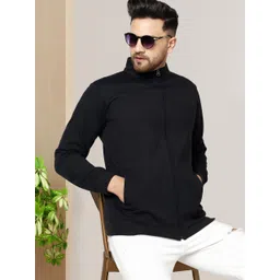 ausk Men Solid Fleece Jacket-picture-11