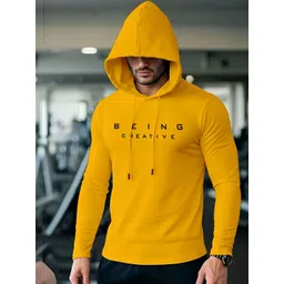 AUSK Men Typography Printed Hooded T-shirt-picture-12