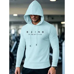 AUSK Men Typography Printed Hooded T-shirt-image-48