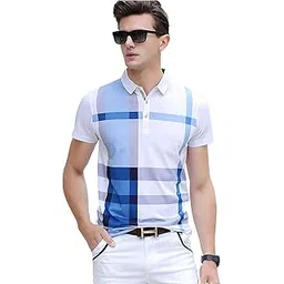 ausk Mens Regular Fit T-Shirt || Polo T Shirts for Mens || Mens Tshirts-picture-15