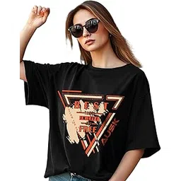 ausk Printed Oversized Women T-Shirt-picture-20