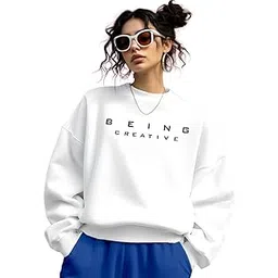 ausk Women's Affordable Printed Front Sweatshirt in Loosefit-picture-33