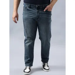 AUSTIN MARTIN Men Regular Fit Mid-Rise Light Fade Stretchable Jeans-picture-15